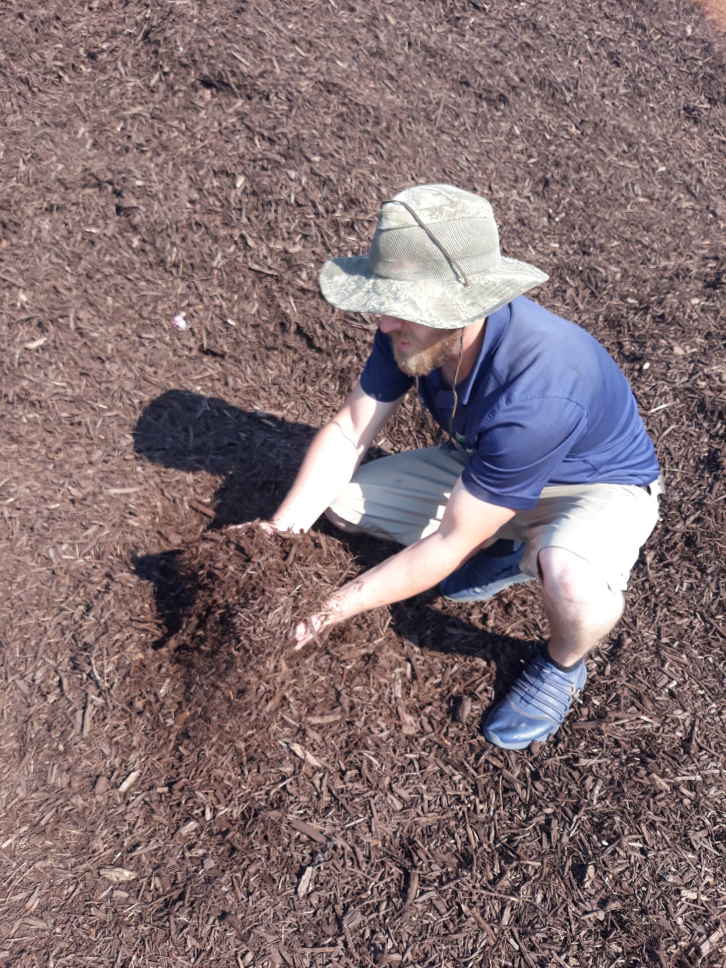 Mulch-Installation